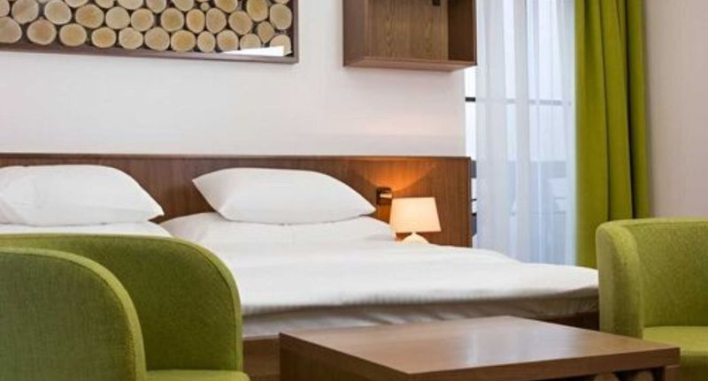 Pokoj s balkónem se sprchou s manželskou postelí - Hotel Kempa Bukovec, foto 1