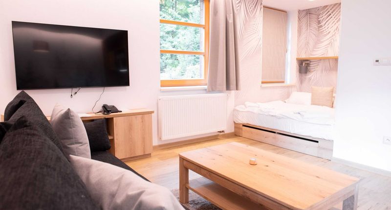 Apartman s balkónem s manželskou postelí s 1 ložnicí - Amenity Resort Špindlerův Mlýn, foto 1