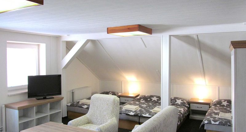 Apartman s vlastní kuchyňkou pro 6 os. s 1 ložnicí v podkroví - Hotel Starý Mlýn Železný Brod, foto 1