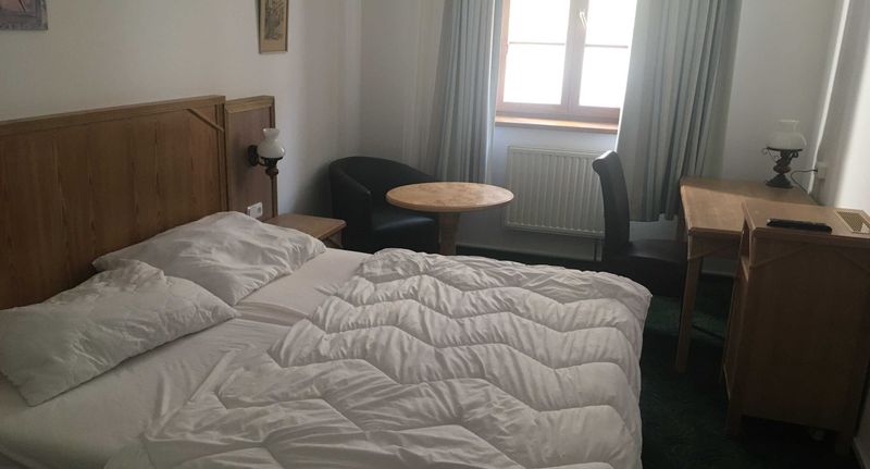 Pokoj se sprchou s manželskou postelí - Hotel ENNIUS Klatovy, foto 1