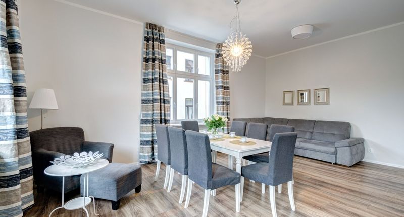 Komfort Apartman pro 10 os. se 4 ložnicemi na poschodí - Happy Stay Apartment Sopot Monte Cassino 44B, foto 1