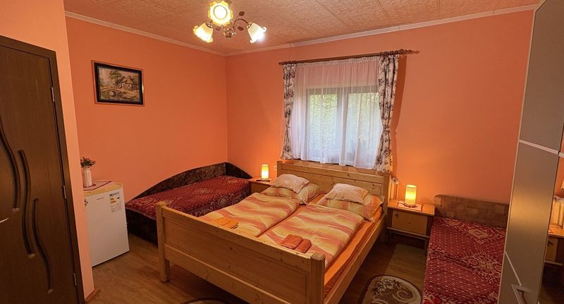 Pokoj s koupelnou pro 4 os. na přízemí - Casă de oaspeți Csergő Ildikó Lăzarea, foto 1