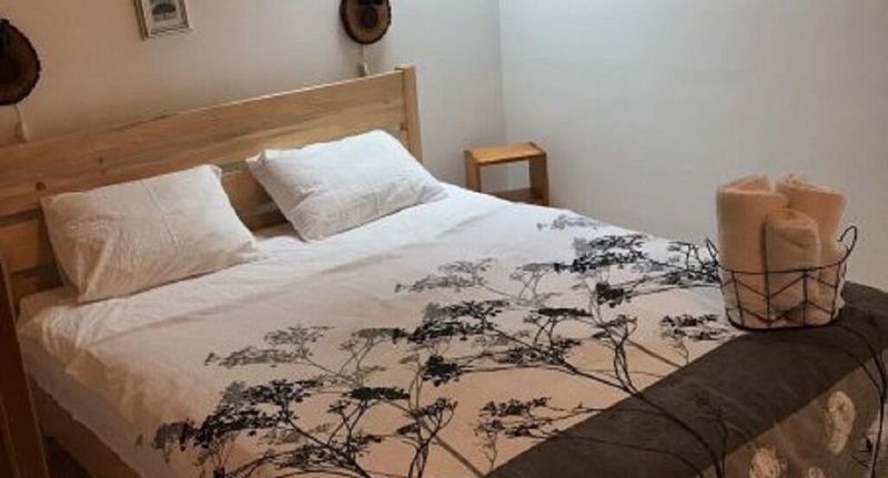 Pokoj s koupelnou s manželskou postelí - Pensiunea Sandra Sibiel, foto 1