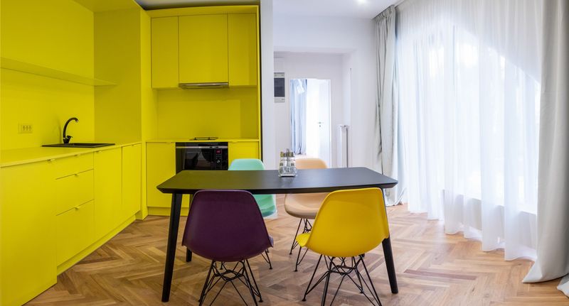 Deluxe Apartman s terasou pro 4 os. s 1 ložnicí - Aparthotel Blend City Center București, foto 1