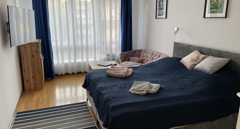 Studio Apartman s manželskou postelí s 1 ložnicí na poschodí - Centrum Apartman Hévíz, foto 1