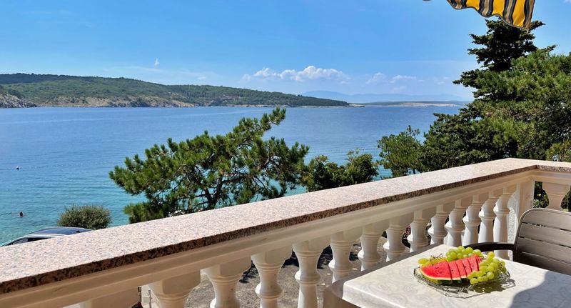 Apartman s manželskou postelí s 1 ložnicí s výhledem na moře (s možností přistýlky) - Villa Tiha Lili Šilo, foto 1