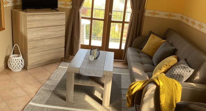 Apartman s klimatizací s manželskou postelí s 1 ložnicí s panoramou - Katalin Apartmanház Zalagyöngye Zalakaros, foto 1