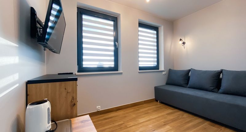 Pokoj pro 2 os. s výhledem na moře na poschodí - Willa Pod Czwórką Rewa, foto 10