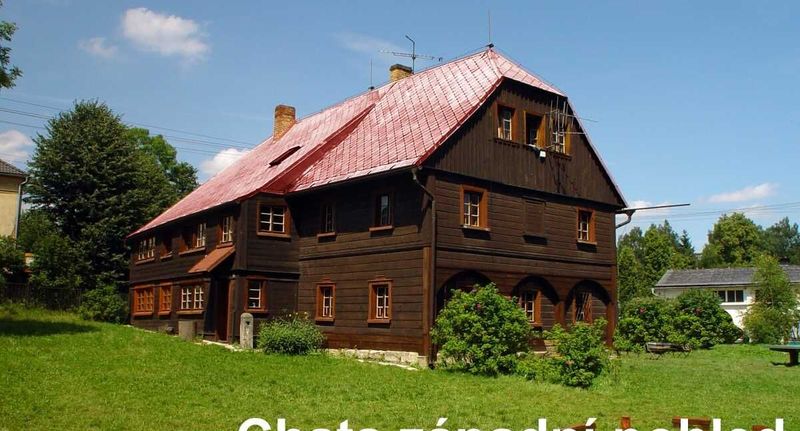 Chata (jako celek) se společnou koupelnou pro 35 os. - Chata Sloup v Čechách, foto 1