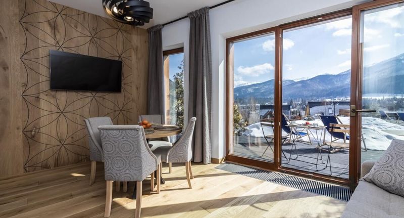 Apartman s balkónem pro 4 os. se 2 ložnicemi s výhledem na hory - Apartament Tatra Resort&SPA 4 Kościelisko, foto 1