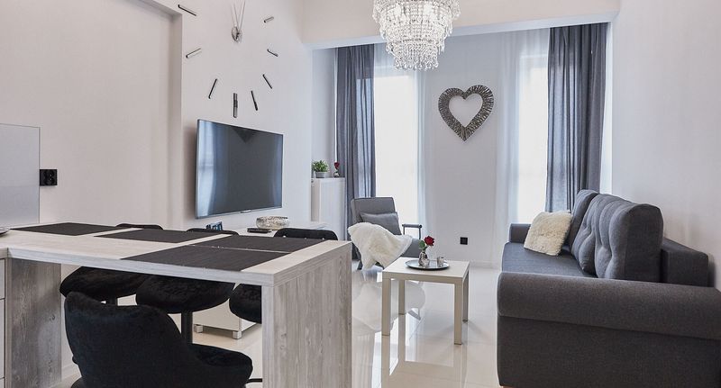 Apartman s balkónem pro 4 os. se 2 ložnicemi na poschodí - Apartamenty Świnoujście - Platan Tower, foto 1