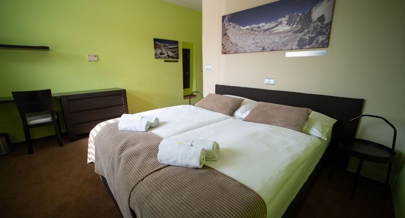 Pokoj se sprchou s manželskou postelí - Garni Hotel Svitavy, foto 8