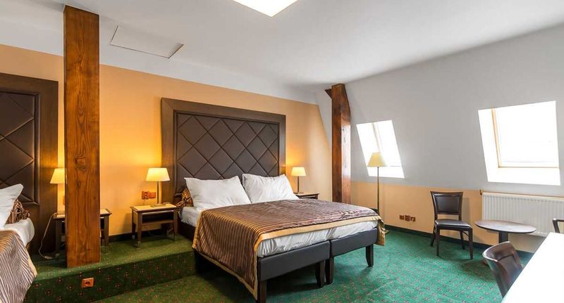 Deluxe Pokoj se sprchou s manželskou postelí (s možností přistýlky) - Hotel William Praha, foto 1