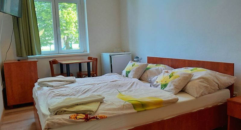 Pokoj s klimatizací s manželskou postelí s výhledem do zahrady - Boglár-Coop Üdülő Balatonboglár, foto 1