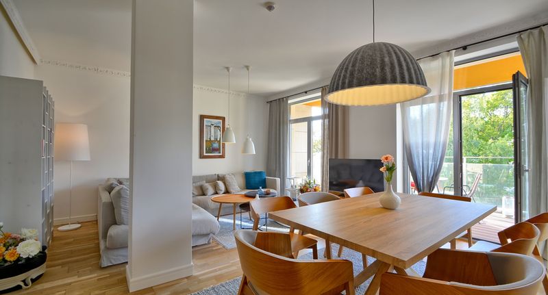 Lux Apartman pro 4 os. se 2 ložnicemi s výhledem na moře - Apartament Na Wydmie Diune Kołobrzeg, foto 1