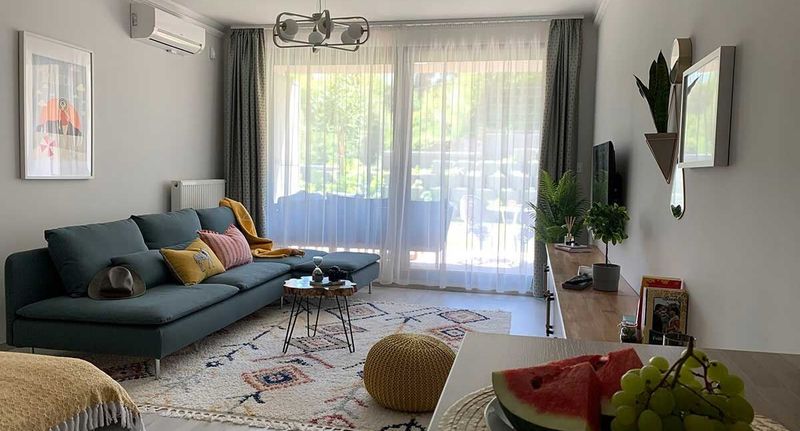 Apartman se zahradou s manželskou postelí s 1 ložnicí přízemní (s možností přistýlky) - Alexandra Apartman Fonyód, foto 1