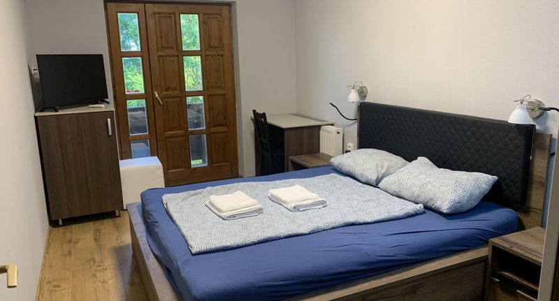Se společnou kuchyňkou Pokoj s balkónem s manželskou postelí - See Haus - Podmaniczky Szállás, Bor, Balatonföldvár, foto 1