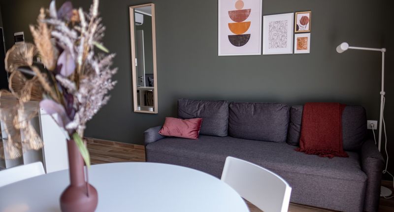 Studio Apartman s klimatizací s manželskou postelí s 1 ložnicí (s možností přistýlky) - Griff Apartman 2. Pécs, foto 1