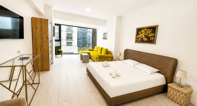 Superior Apartman pro 5 os. se 2 ložnicemi s částečným výhledem na moře - Maritimo ApartHotel Constanța, foto 11