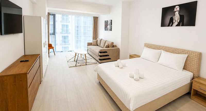 Superior Apartman pro 5 os. se 2 ložnicemi s částečným výhledem na moře - Maritimo ApartHotel Constanța, foto 31