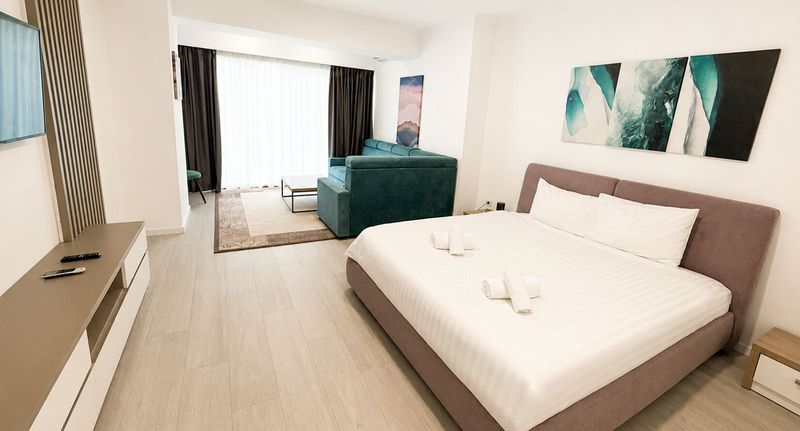 Superior Apartman pro 5 os. se 2 ložnicemi s částečným výhledem na moře - Maritimo ApartHotel Constanța, foto 41