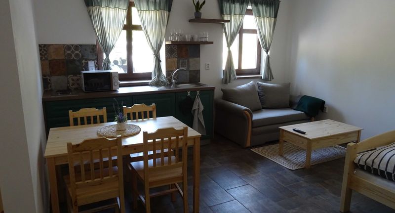 Apartman se sprchou s vlastní kuchyňkou pro 2 os. (s možností přistýlky) - Penzion U Vlka Mladkov, foto 1