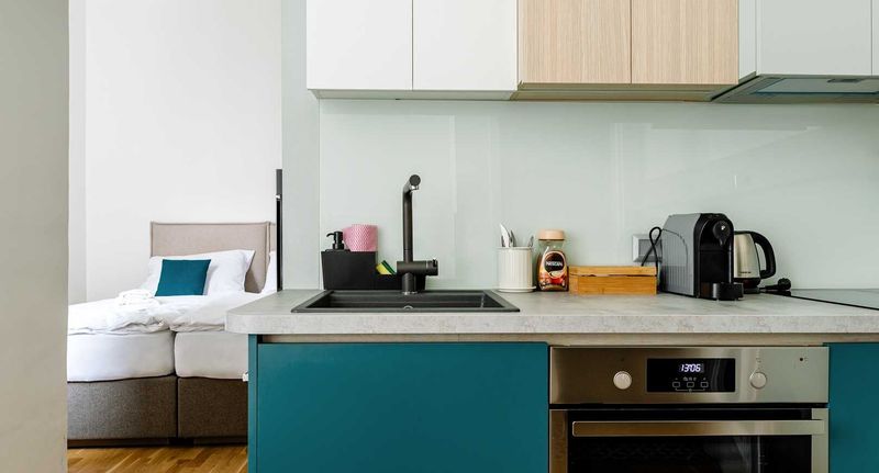 Apartman se sprchou s vlastní kuchyňkou s manželskou postelí s 1 ložnicí - Apartment Brno II, foto 9