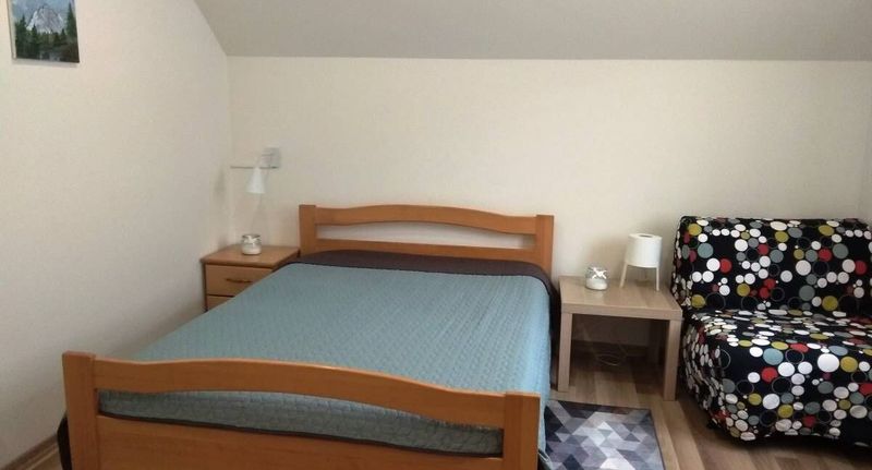 Pokoj se sprchou se zahradou pro 3 os. - Chata Muszyna, foto 1