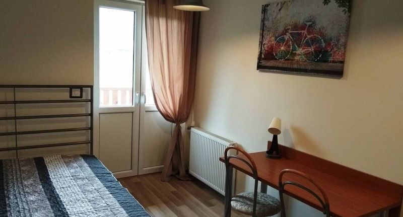 Pokoj se zahradou s manželskou postelí s výhledem na hory - Chata Muszyna, foto 1
