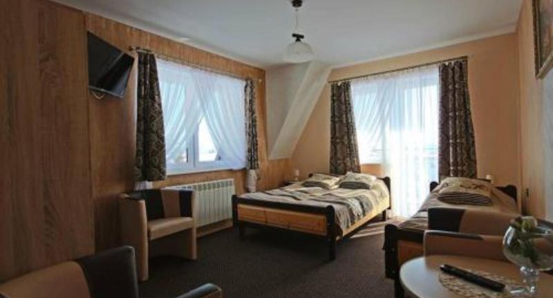 Pokoj se sprchou pro 3 os. s výhledem na hory - Pokoje Gościnne Emma Biały Dunajec, foto 1