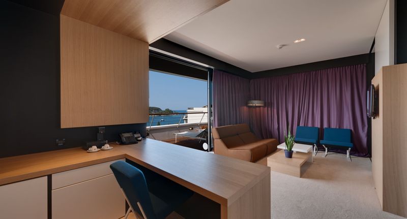 Suita pro 3 os. se 2 ložnicemi s výhledem na moře na poschodí - Lone Hotel by Maistra Collection Rovinj, foto 1