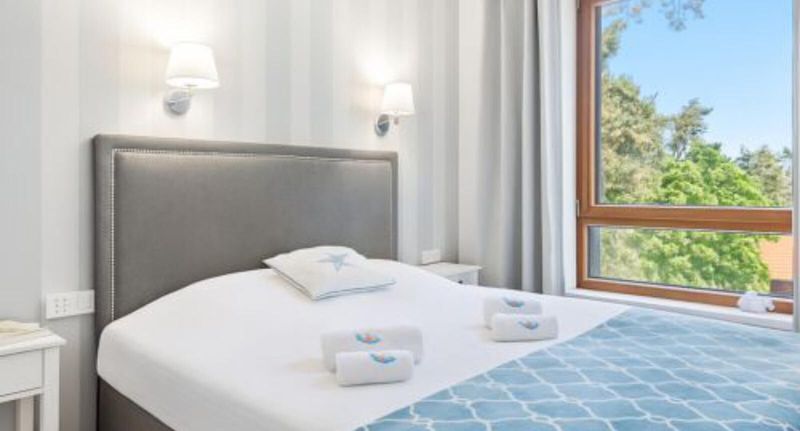 Apartman pro 5 os. se 2 ložnicemi - HoliApart in Nautikka Park przy plaży Krynica Morska, foto 1