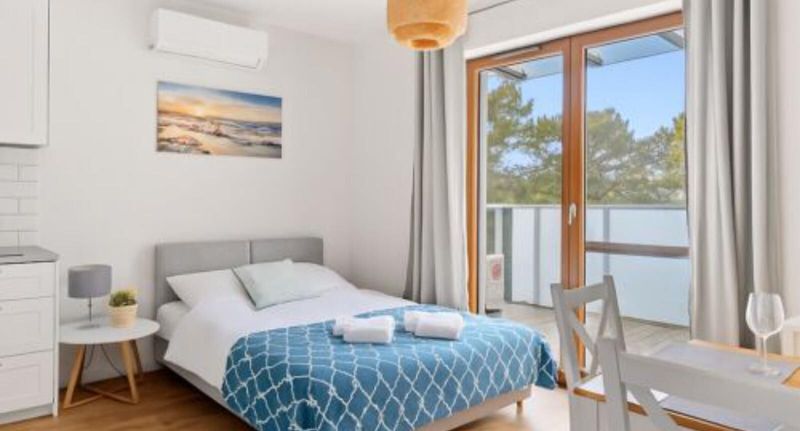 Apartman s manželskou postelí s 1 ložnicí - HoliApart in Nautikka Park przy plaży Krynica Morska, foto 1