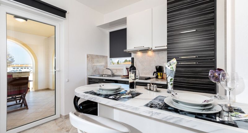 Apartman s klimatizací s terasou pro 3 os. s 1 ložnicí A-20553-a - Apartments With Parking Space Punat, Krk - 20553 Punat, foto 1