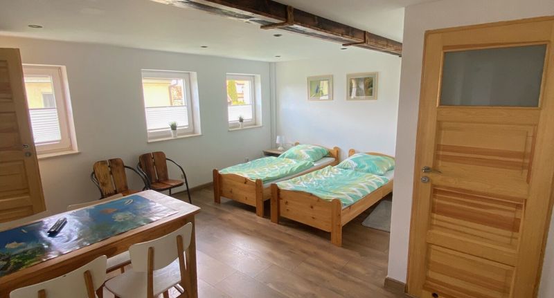 Standard Apartman pro 4 os. se 2 ložnicemi přízemní (s možností přistýlky) - Agroturystyka Nad Doliną Krutyni Ruciane-Nida, foto 1