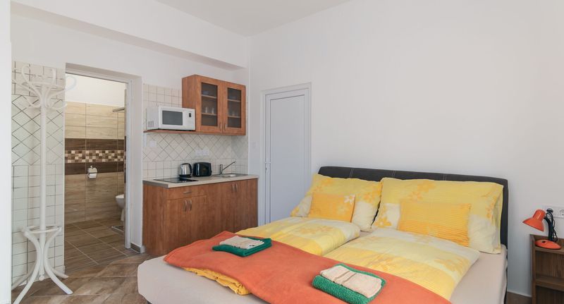 Apartman s vlastní kuchyňkou s manželskou postelí s 1 ložnicí - Fürdő Apartman Cserkeszőlő, foto 1