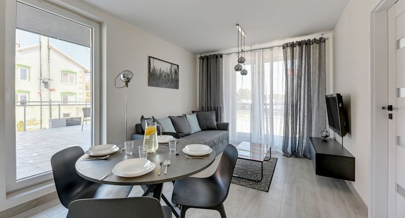 Apartman (jako celek) s terasou pro 4 os. - Apartamenty Piamola BURSZTYNOVA Kąty Rybackie, foto 1