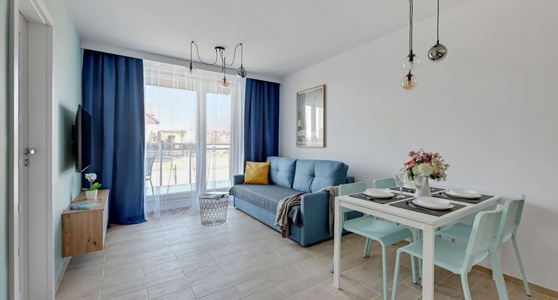 Apartman (jako celek) s balkónem pro 4 os. - Apartamenty Piamola BURSZTYNOVA Kąty Rybackie, foto 1