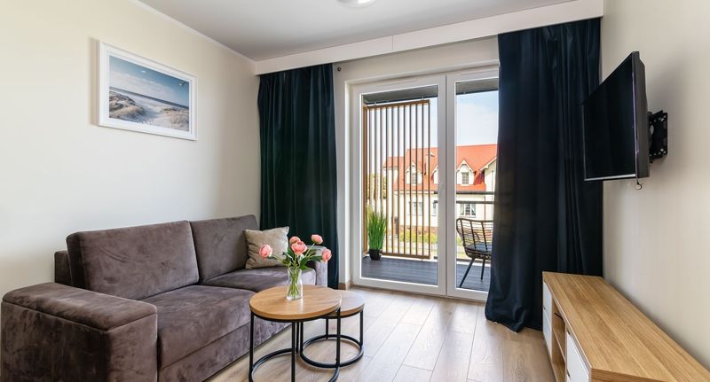 Apartman (jako celek) s balkónem pro 4 os. - Apartamenty Piamola BURSZTYNOVA Kąty Rybackie, foto 35