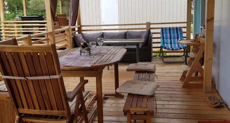 Bungalow (jako celek) pro 4 os. na přízemí celý Dům - Mobile Homes Aurea Maris Živogošće, foto 1