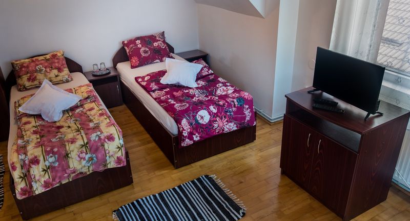 Twin Pokoj pro 4 os. - Casa Flavius Văliug, foto 1