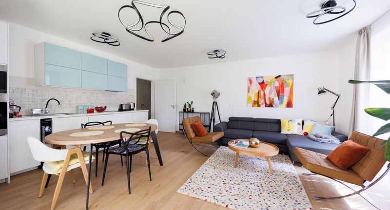 Lux Apartman pro 4 os. se 2 ložnicemi na přízemí - Villa Bauhaus Wellness Apartman Fsz. 3 Siófok, foto 1
