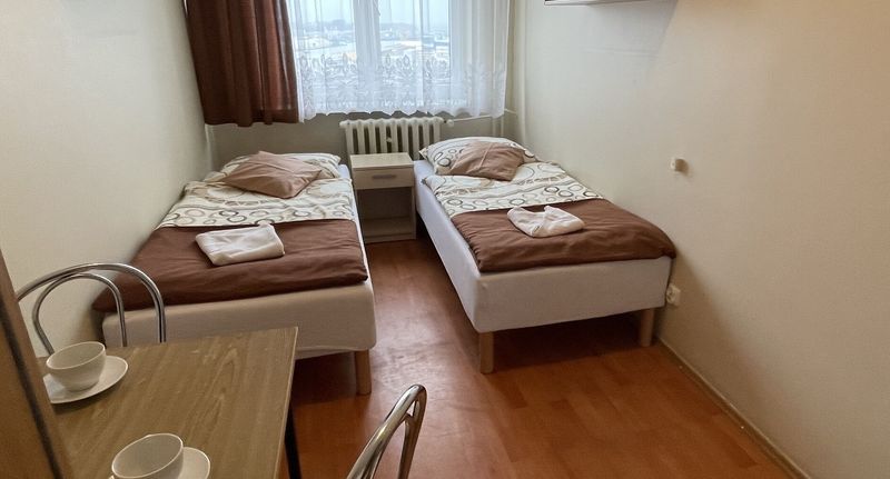 Pokoj pro 2 os. s panoramou na poschodí - Studencki Dom Marynarza nr 4 Gdynia, foto 1