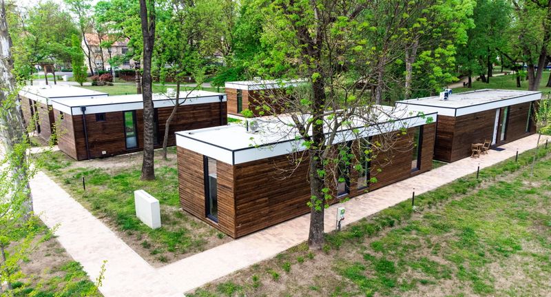 Bungalow (jako celek) pro 4 os. celý Dům přízemní (s možností přistýlky) - Hód-Thermal Camping Hódmezővásárhely, foto 1