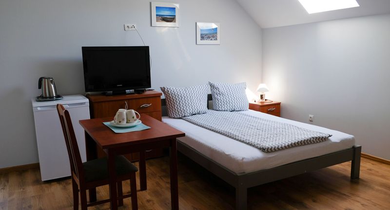 Pokoj s manželskou postelí s panoramou na poschodí - Villa Natalia Rusinowo, foto 1