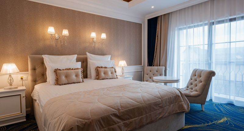 Pokoj s balkónem s koupelnou s manželskou postelí (s možností přistýlky) - Noblesse Hotel Boutique & Spa Râmnicu Vâlcea, foto 1