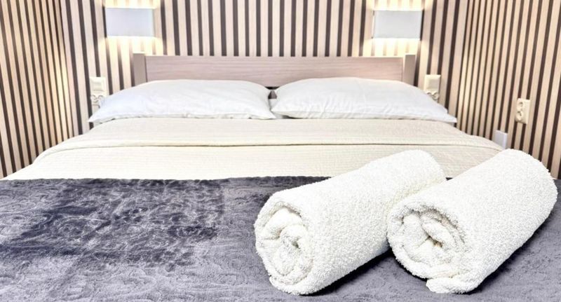 Apartman s koupelnou s manželskou postelí s 1 ložnicí přízemní - Apartamenty Marea Rentals Beniowskiego Ustka, foto 1