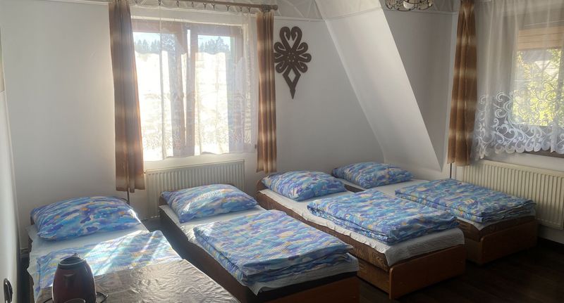 Pokoj se zahradou pro 4 os. s výhledem na hory - Pokoje Gościnne ''Pod Smrekami'' Zakopane, foto 1