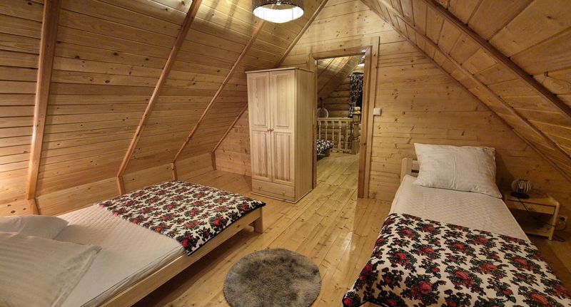 Rekreační dům (jako celek) pro 7 os. s výhledem na hory celý Dům - Chaty pod Pilskiem Krzyżówki, foto 1