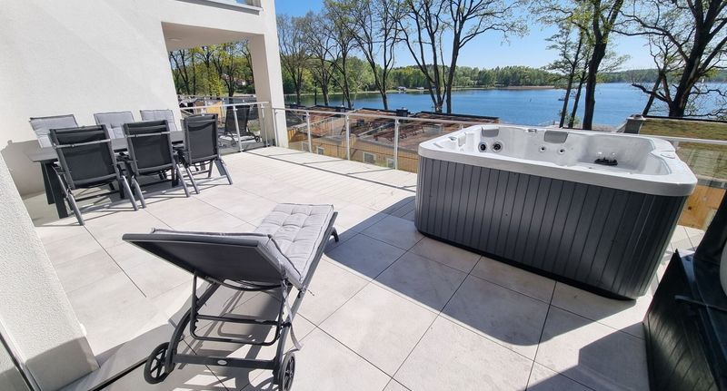 Deluxe Apartman pro 3 os. se 2 ložnicemi s výhledem na jezero - Apartamenty Stranda Residence z widokiem na jezioro - Giżycko, foto 1